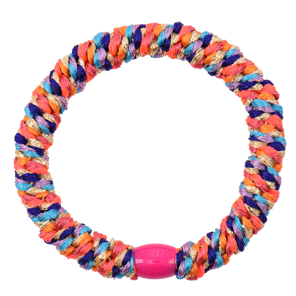 Kknekki Original Hair Tie - Neon Orange Pink