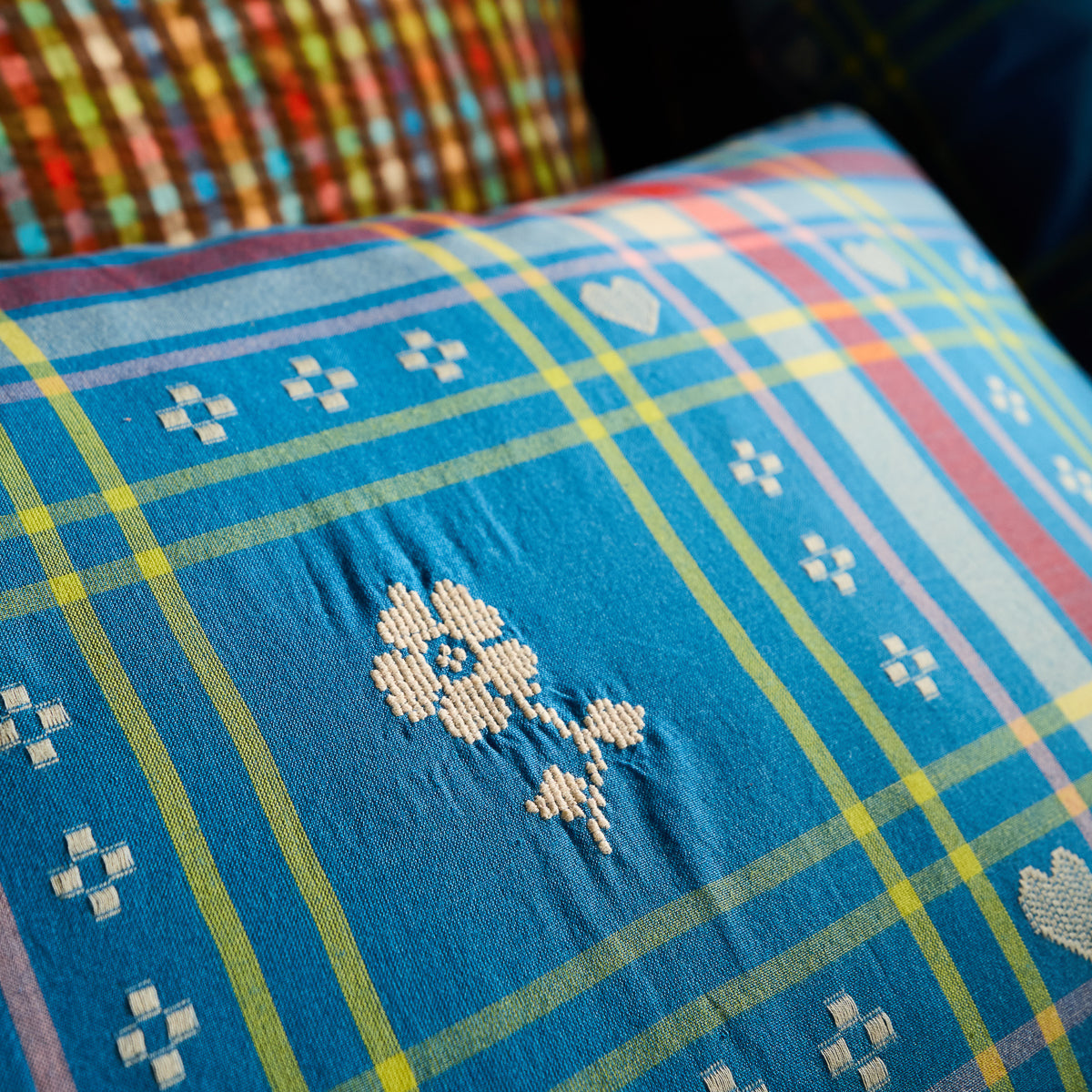 Josephine Cotton Pillowcase Set - Blue Bell