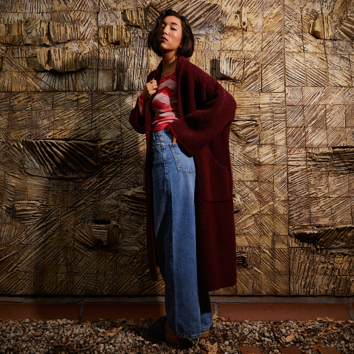 Mai Coatigan - Rosewood Small