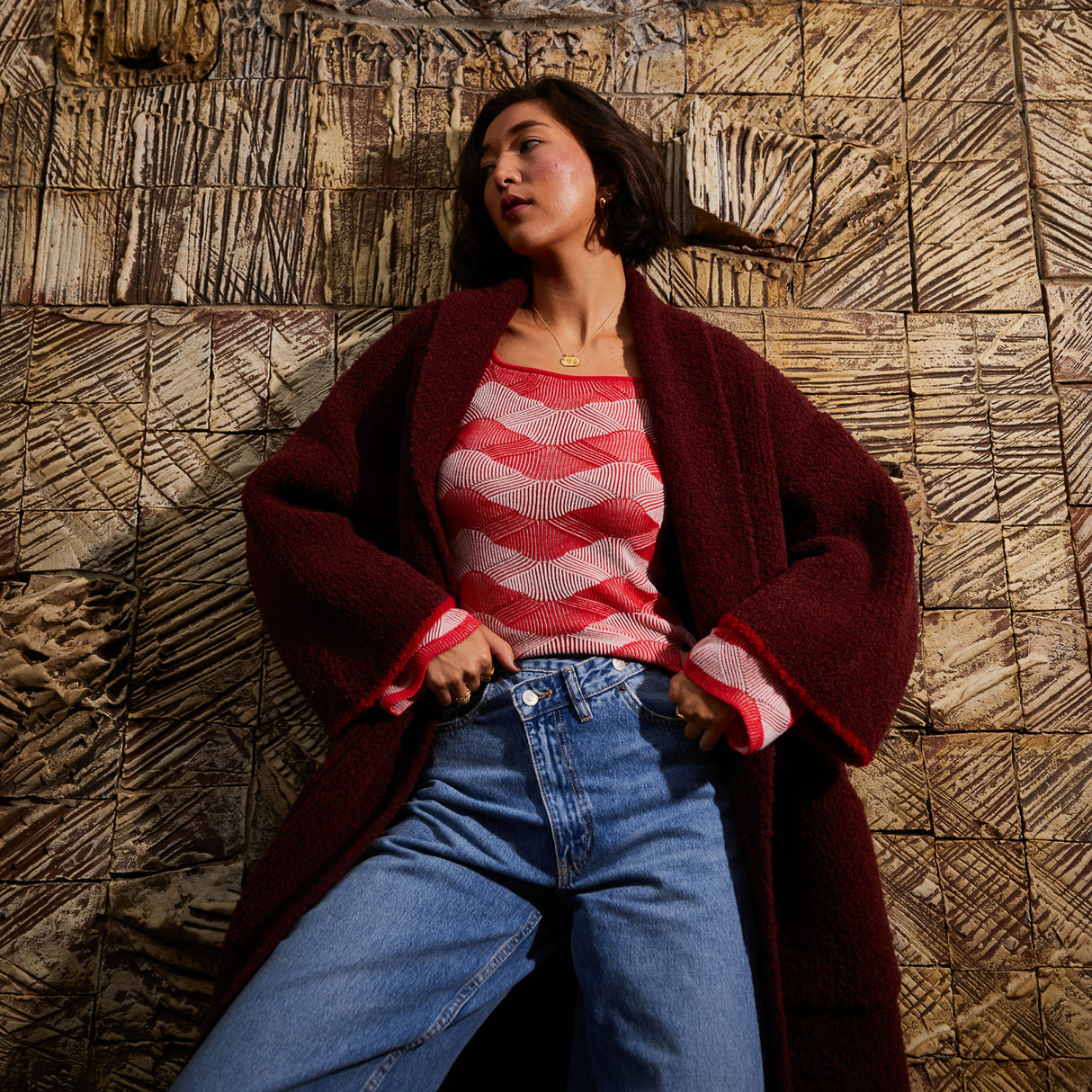 Mai Coatigan - Rosewood Small