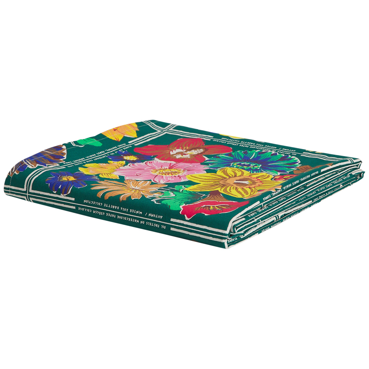 Ines Cotton Sheets - Verdant Flat Sheet / Queen