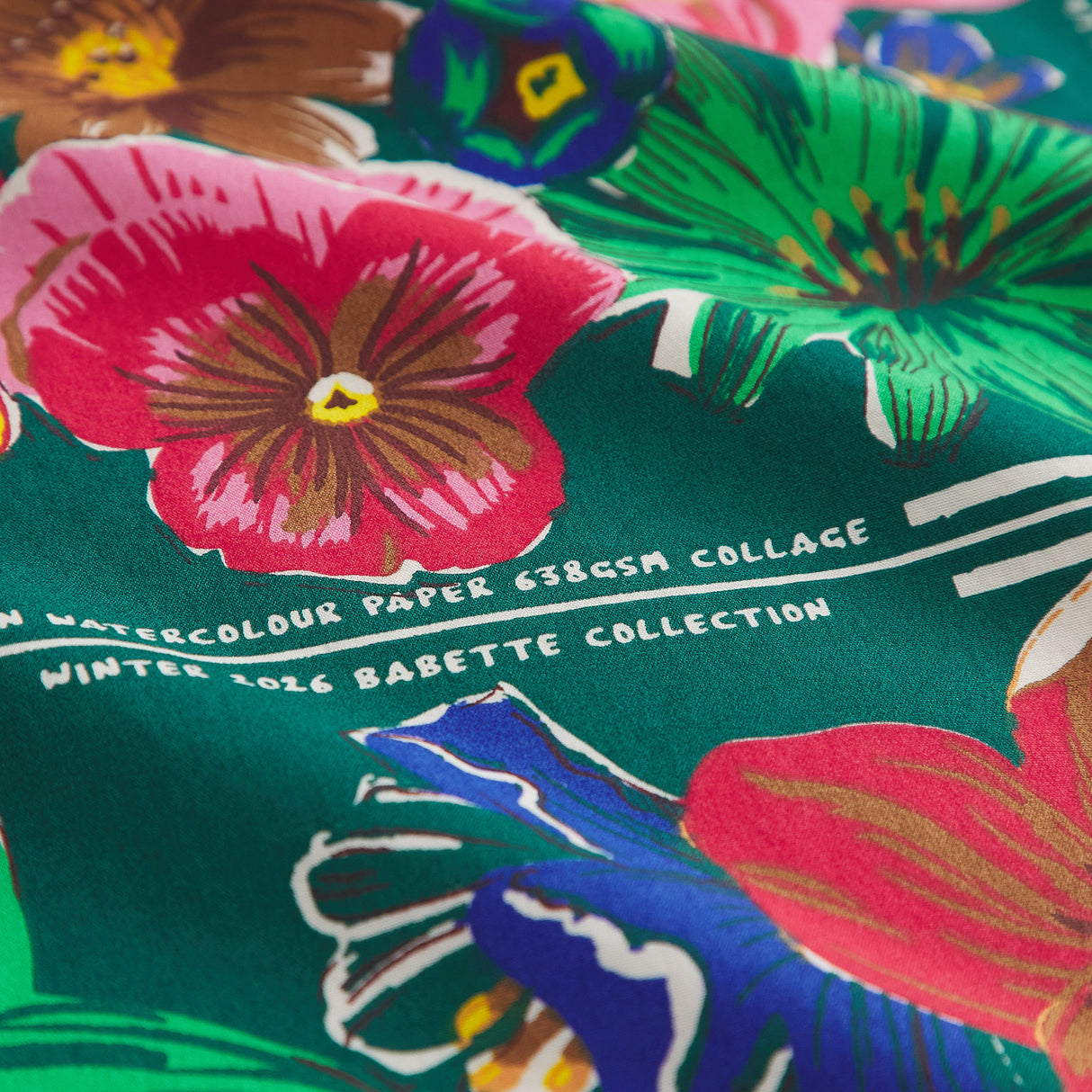 Ines Cotton Sheets - Verdant Flat Sheet / Queen