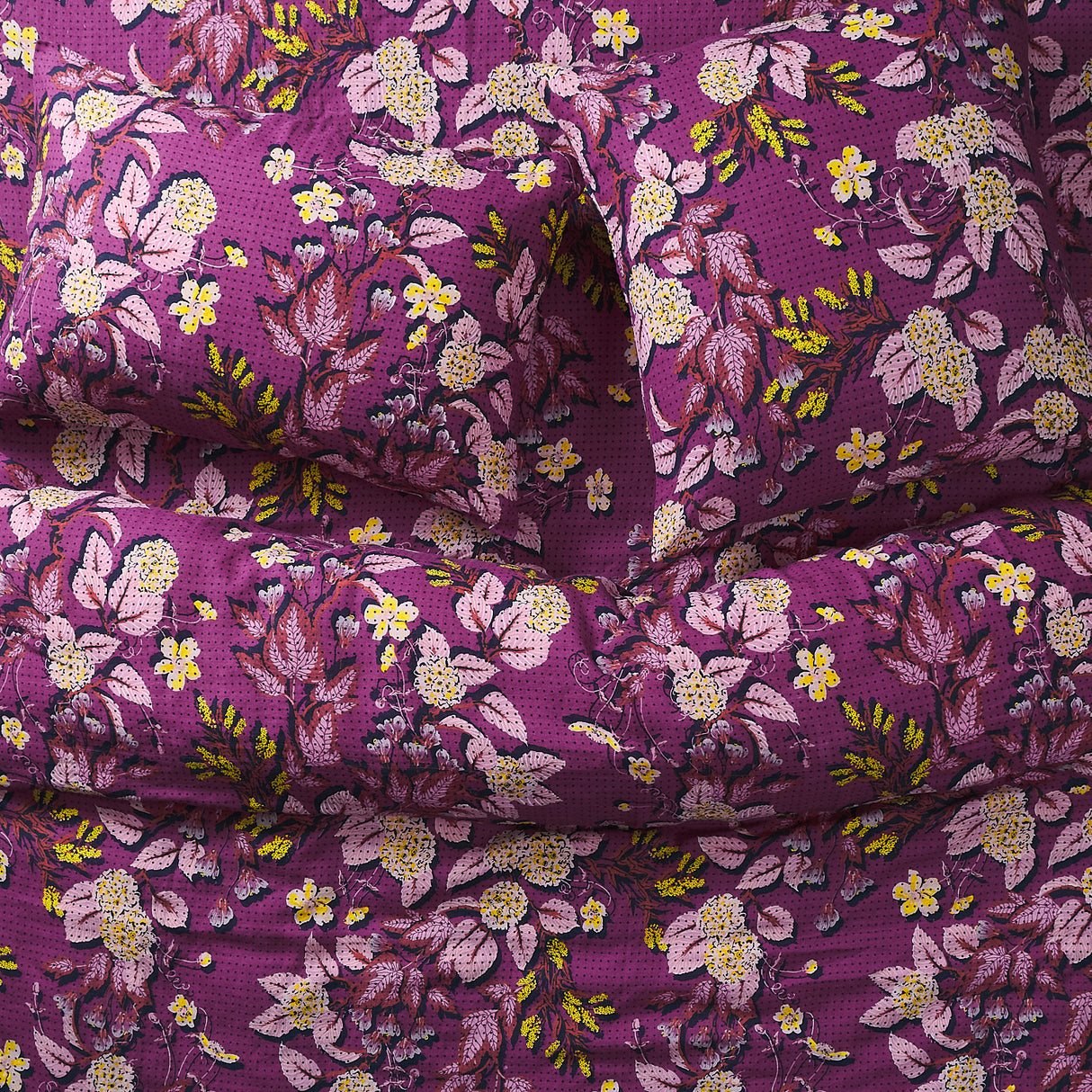 Heidi Linen Euro Pillowcase Set - Mulberry
