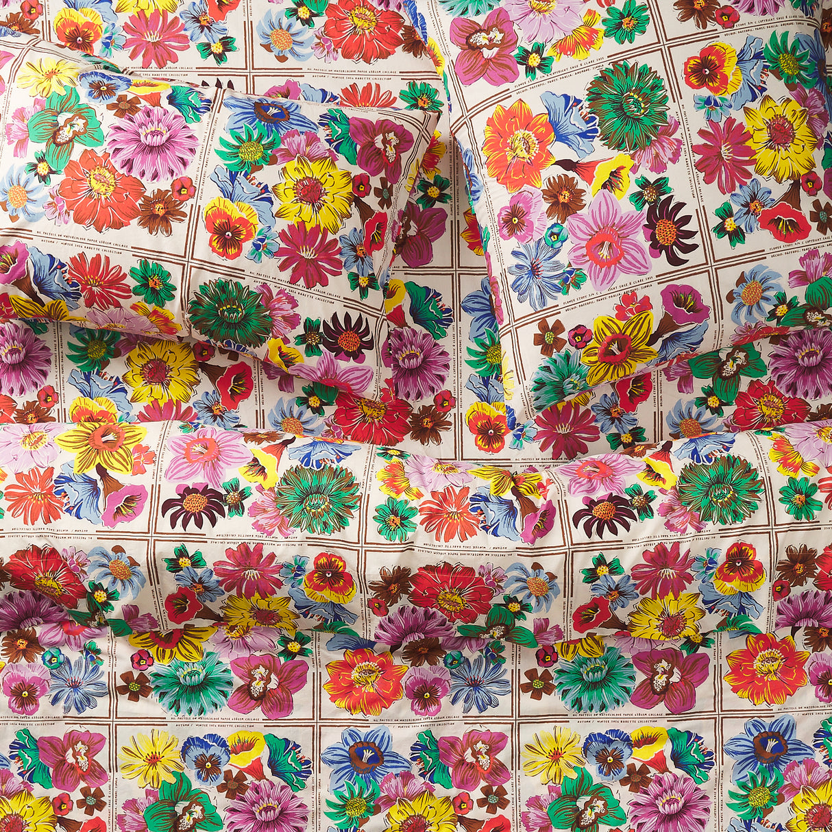 Ines Cotton Pillowcase Set - Porcelain Standard