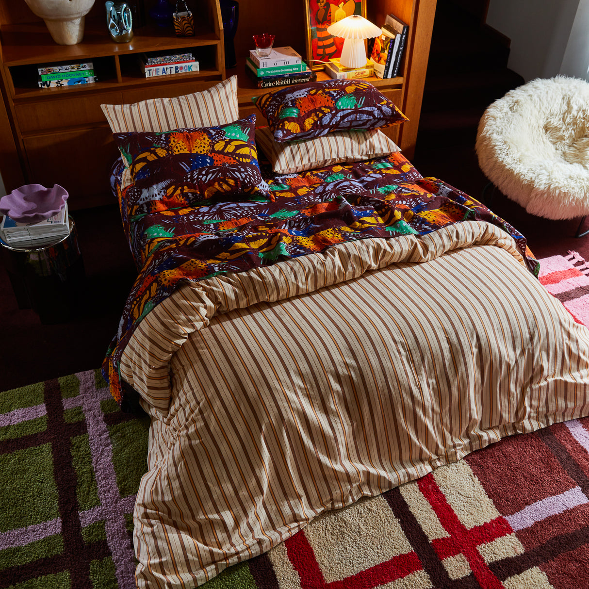 Leon Cotton Quilt Cover - Chiffon Single