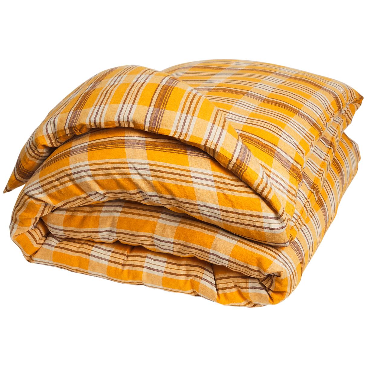 Nicolette Linen Quilt Cover - Marigold Single