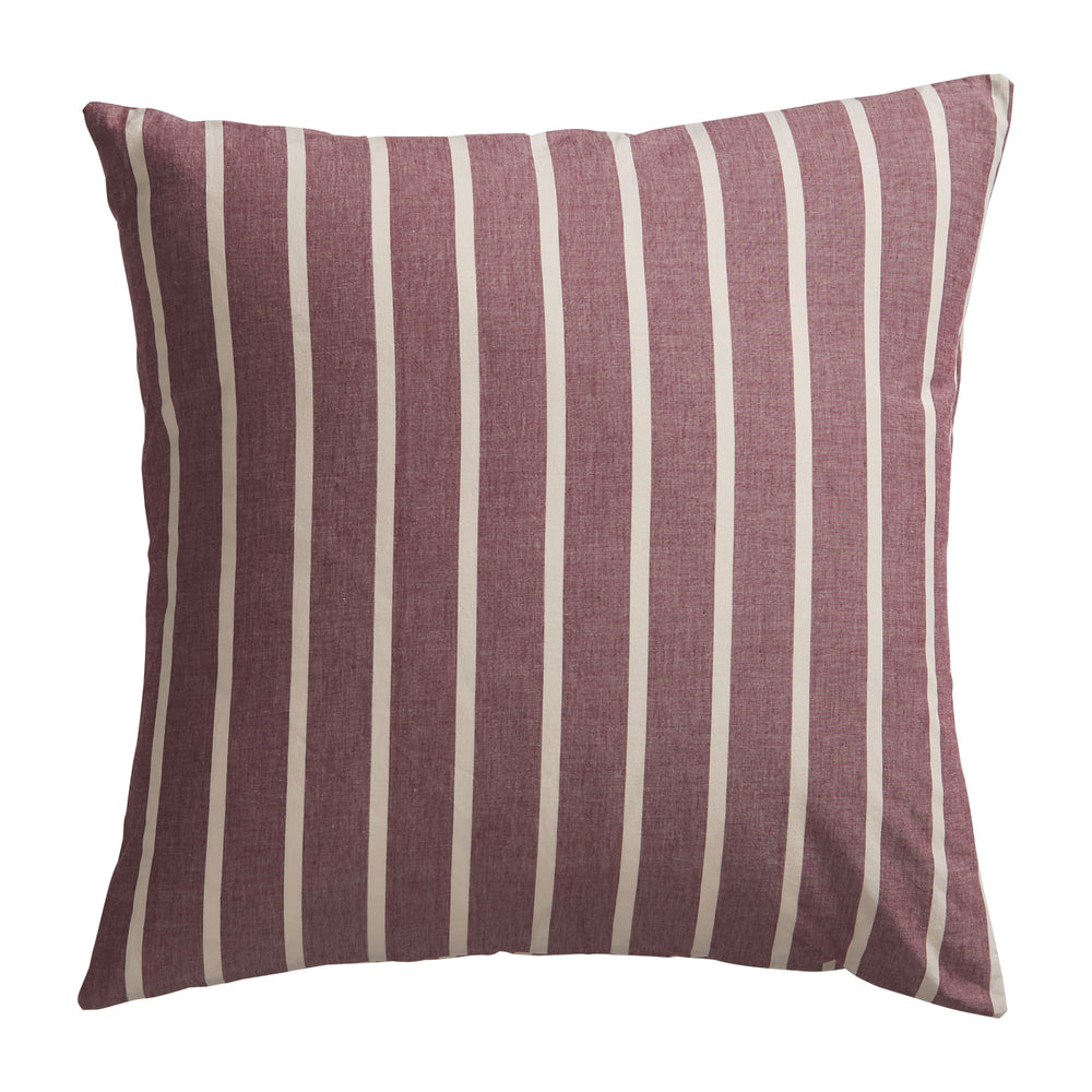 Abrielle Cotton Euro Pillowcase Set - Mahogany