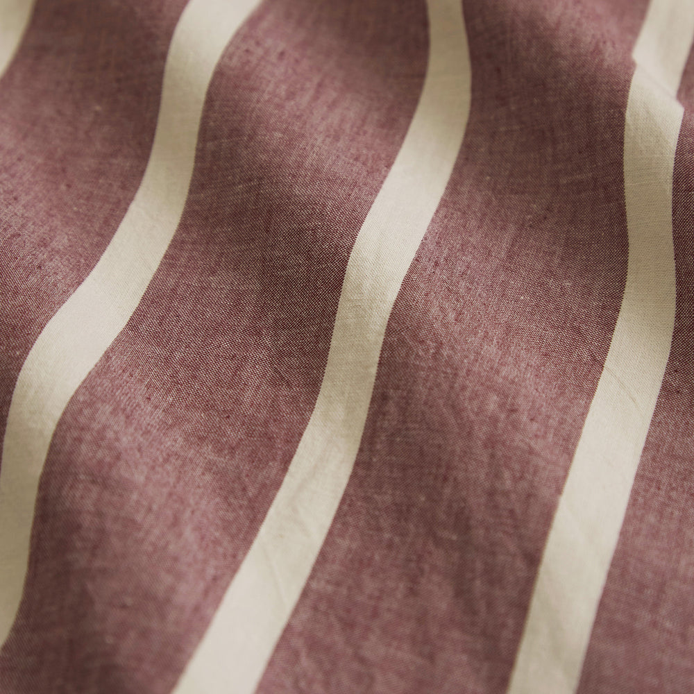 Abrielle Cotton Euro Pillowcase Set - Mahogany