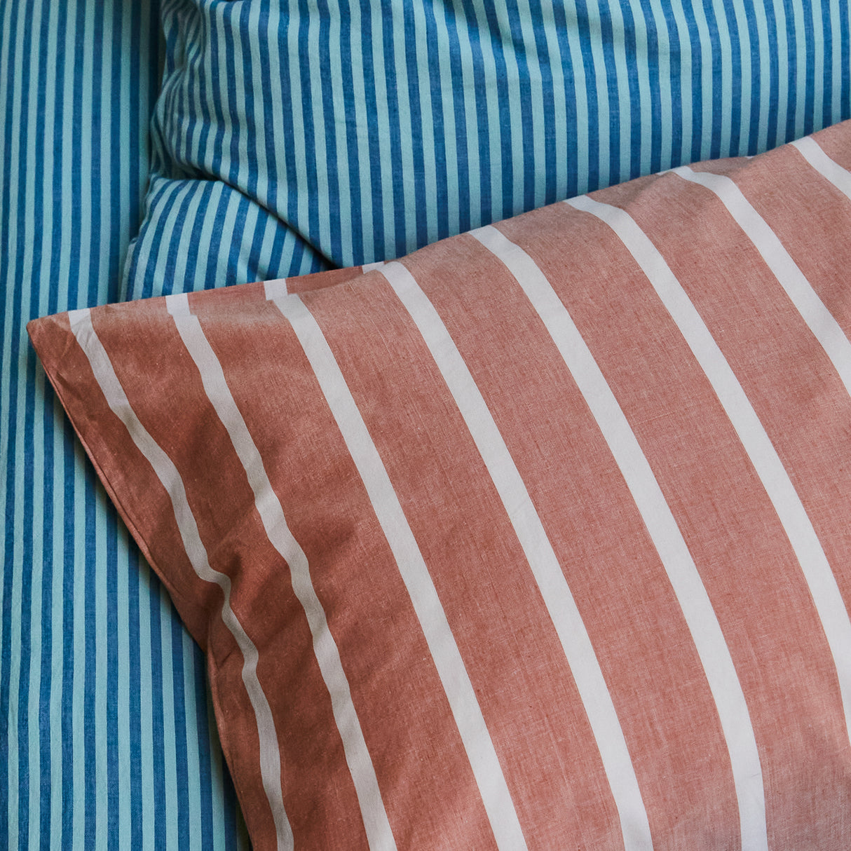 Abrielle Cotton Euro Pillowcase Set - Creme Caramel