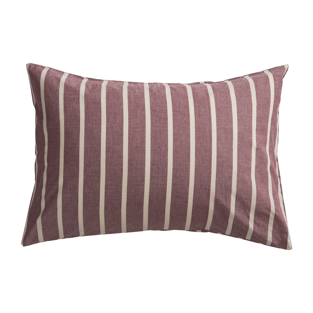 Abrielle Cotton Pillowcase Set - Mahogany Standard