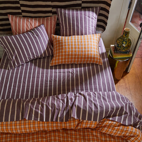 Abrielle Cotton Pillowcase Set - Mahogany Standard