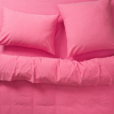 Cordell Cotton Pillowcase Set - Scarlet Standard