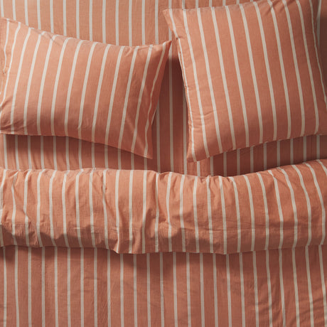 Abrielle Cotton Pillowcase Set - Crème Caramel Standard
