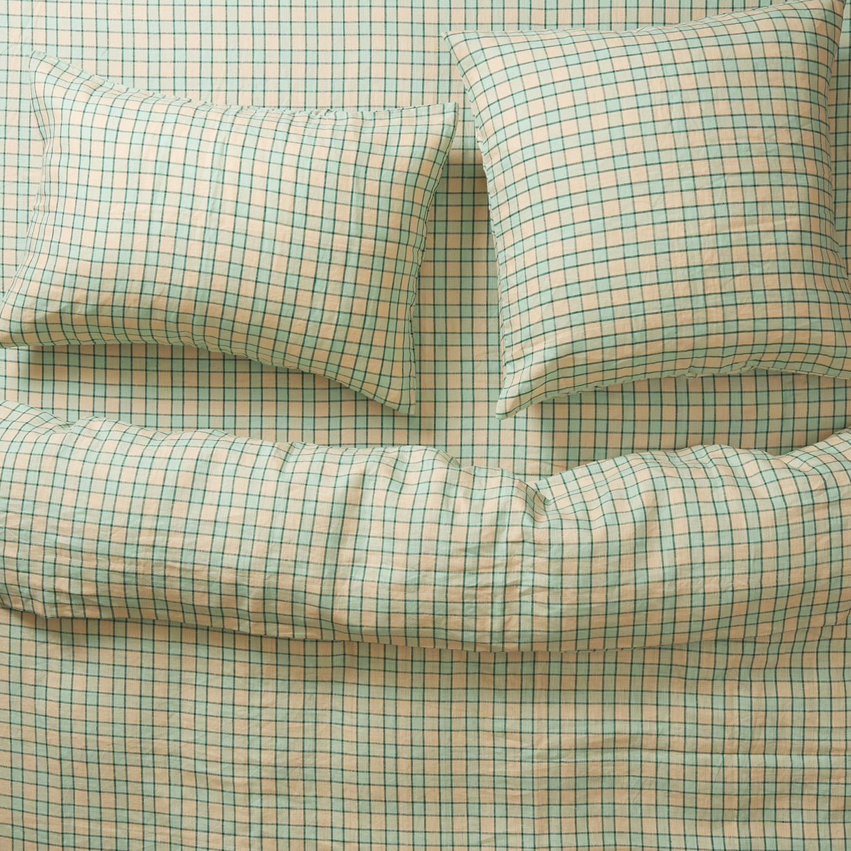 Marquis Linen Euro Pillowcase Set - Jade
