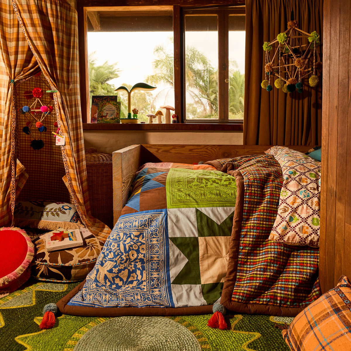 Faye Patchwork Bedcover
