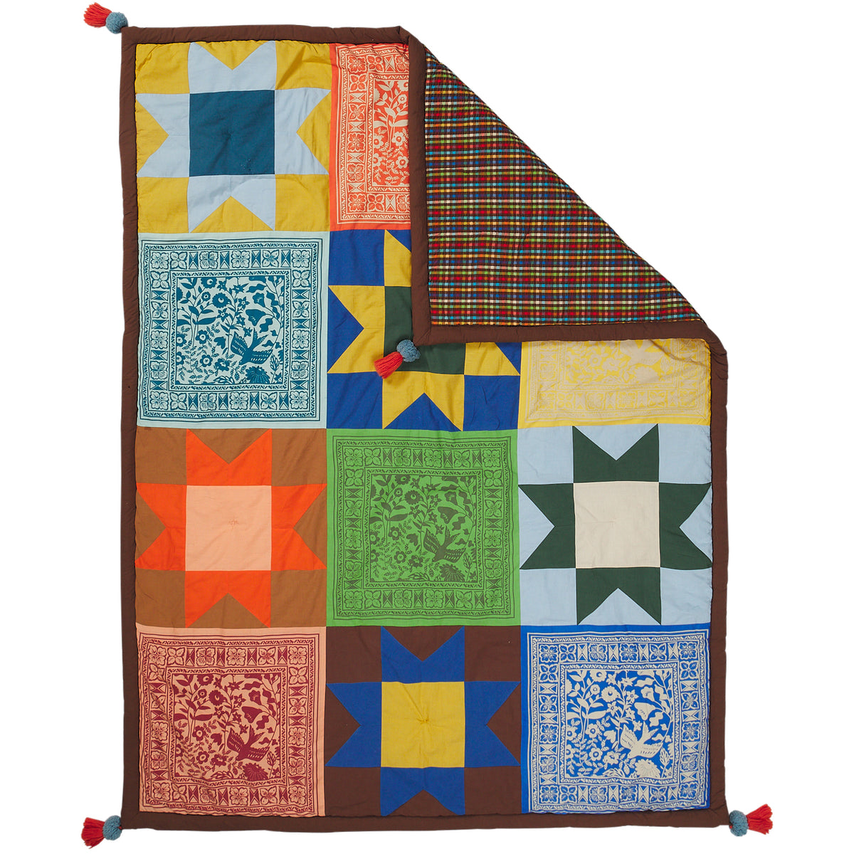 Faye Patchwork Bedcover