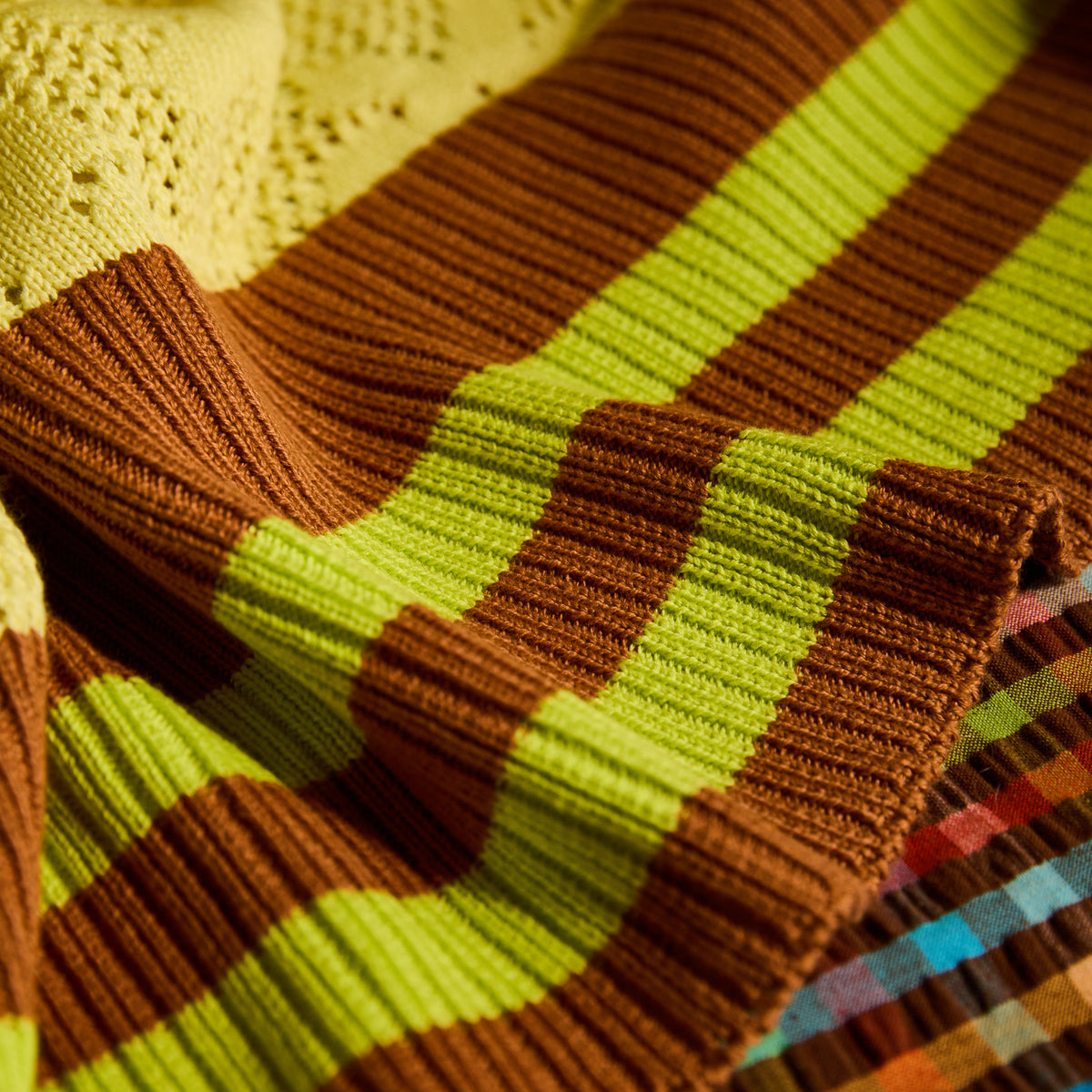 Tabitha Baby Blanket - Canary Yellow