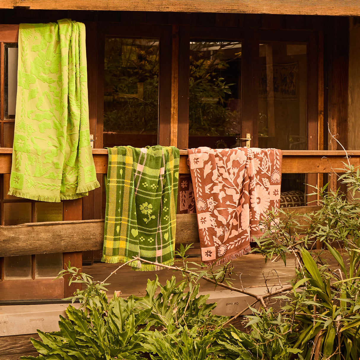 Indiana Bath Sheet - Carnelian
