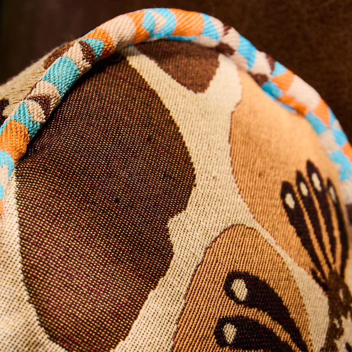 Jolene Jacquard Bolster Cushion Feather Insert