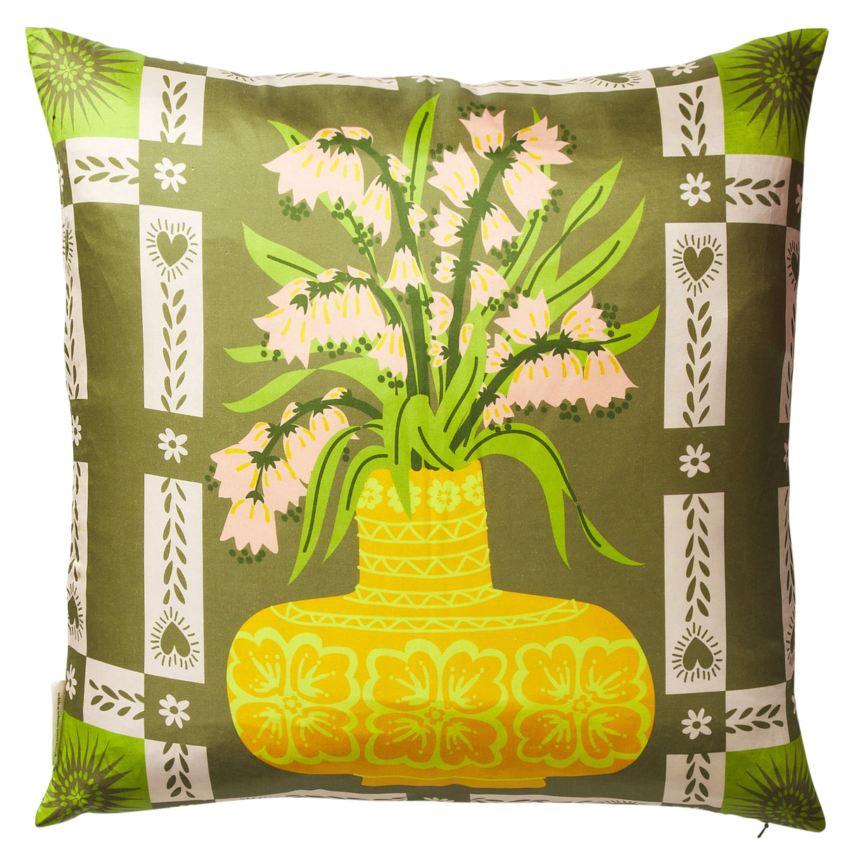 Cleo Cushion - Moss Feather Insert