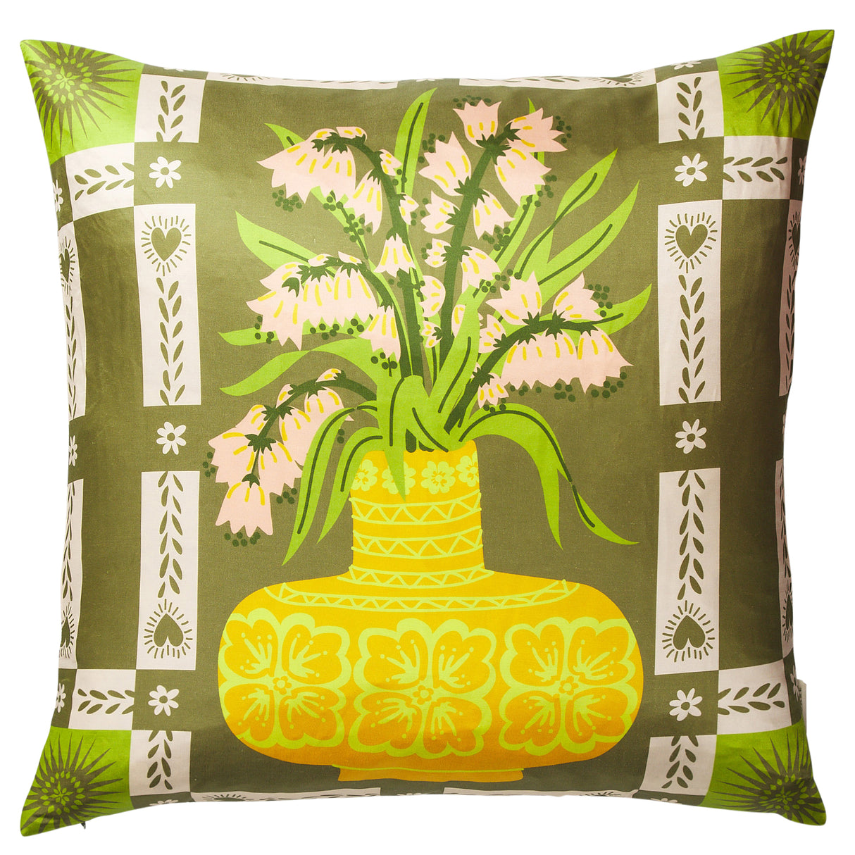 Cleo Cushion - Moss Feather Insert