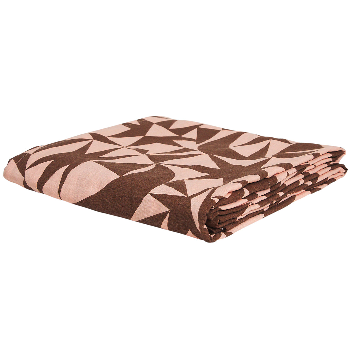 Nora Linen Sheets - Carnelian Fitted Sheet / Cot