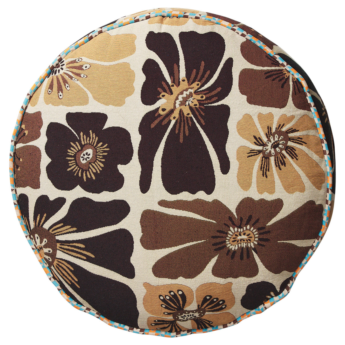 Jolene Jacquard Round Floor Cushion