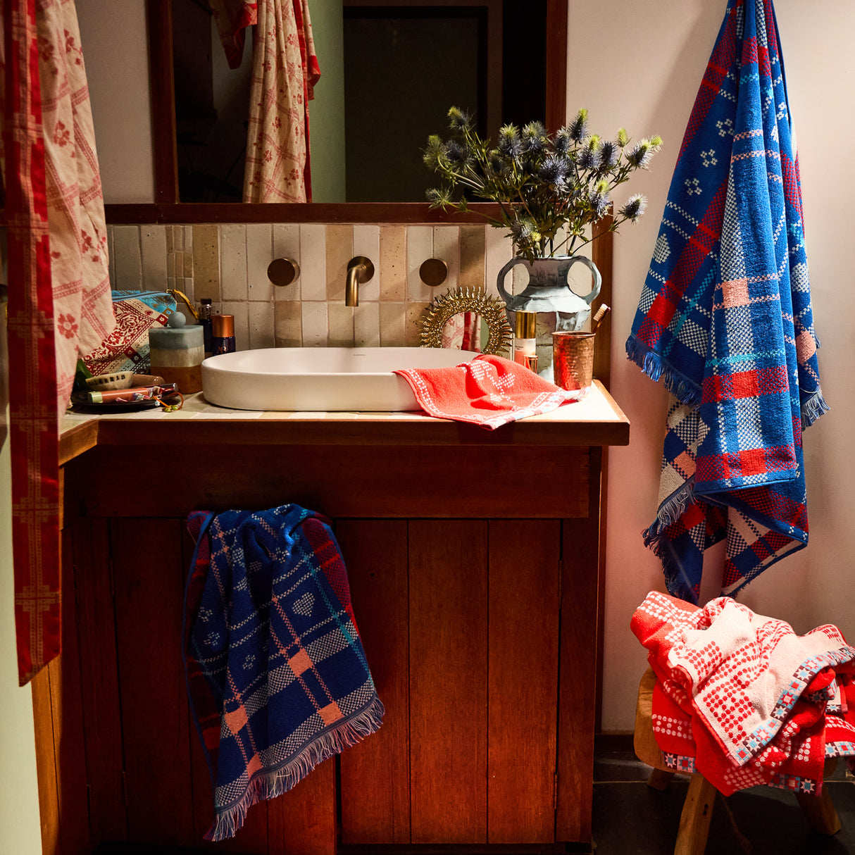 Josephine Hand Towel - Blue Bell