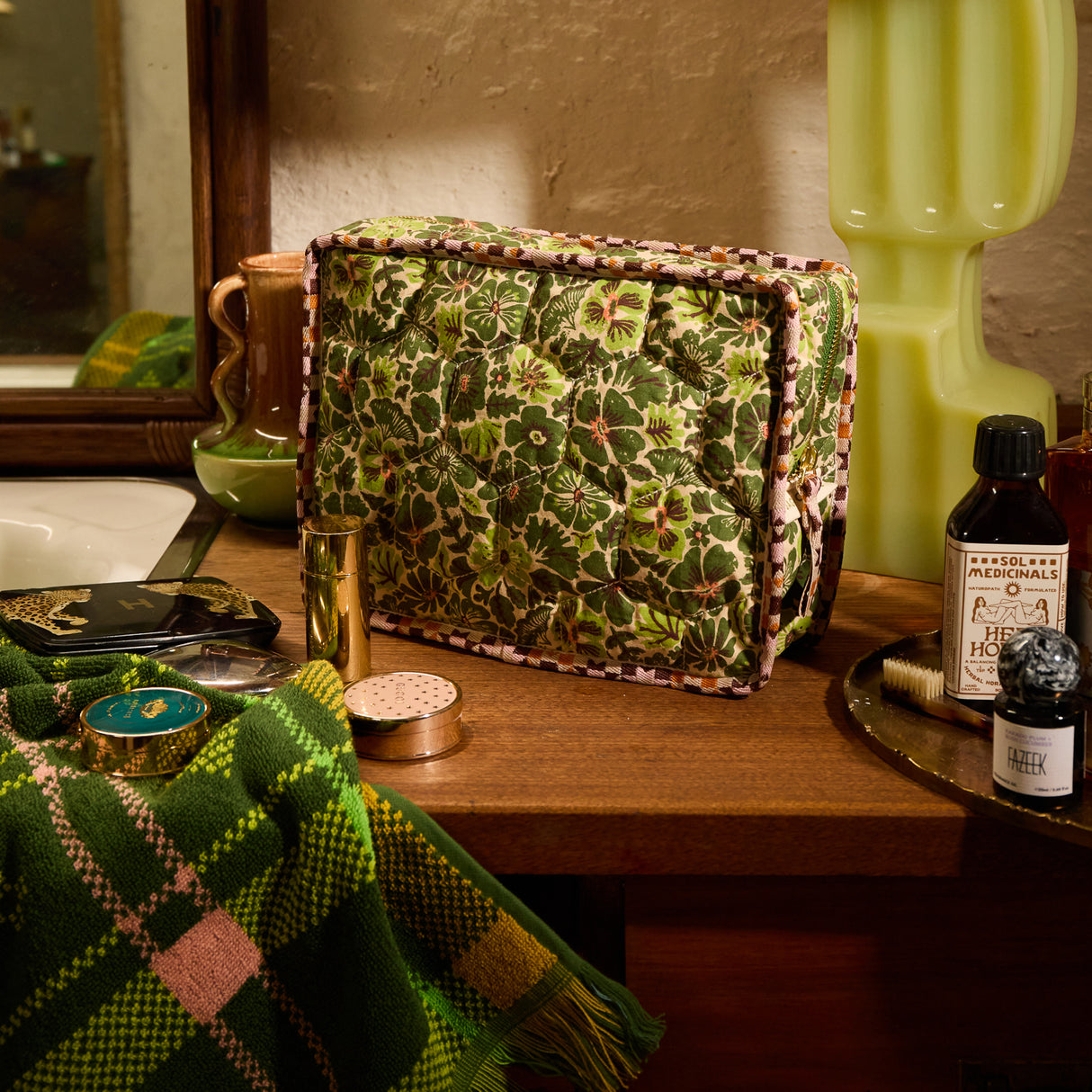 Josephine Hand Towel - Hunter Green