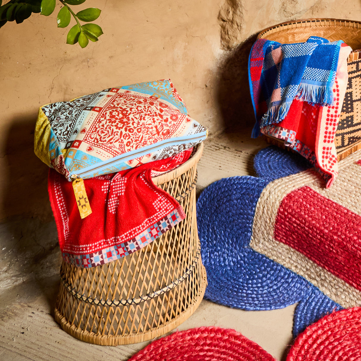 Bonny Hand Towel - Poppy