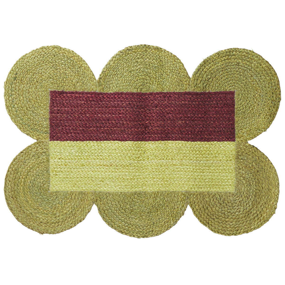Neomi Jute Mat - Cactus Green