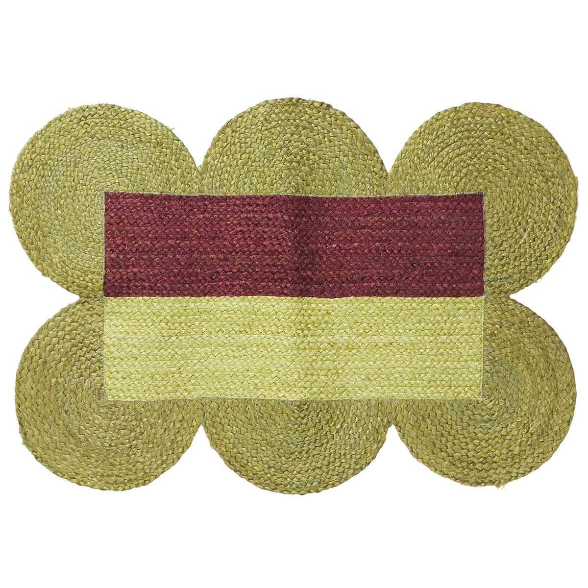 Neomi Jute Mat - Cactus Green