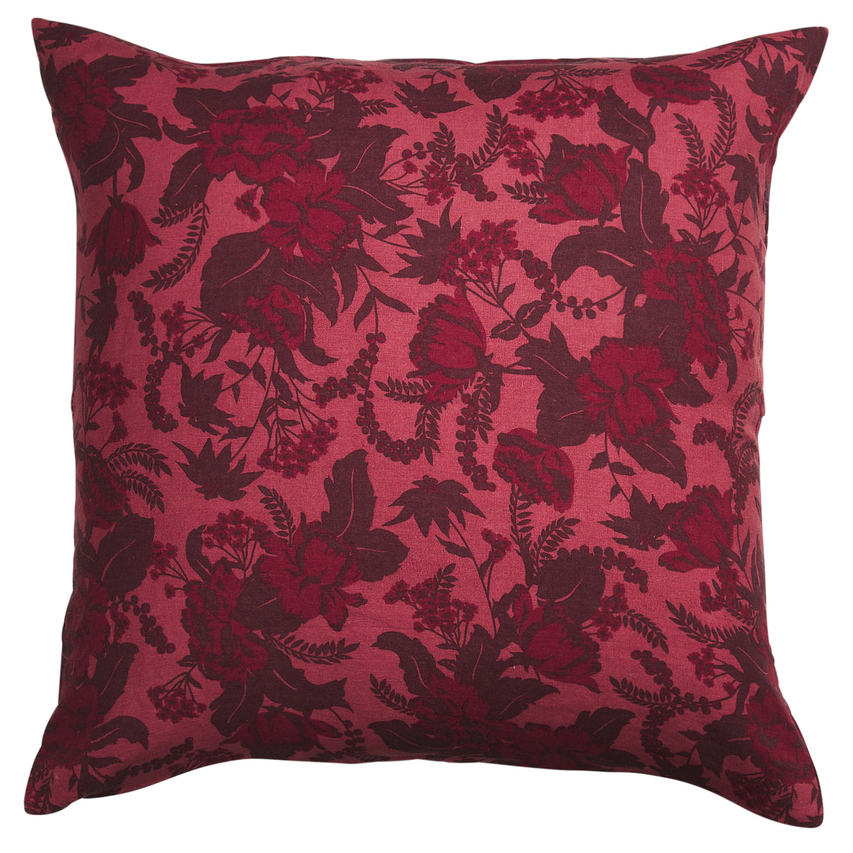 Sierra Linen Euro Pillowcase Set - Terracotta