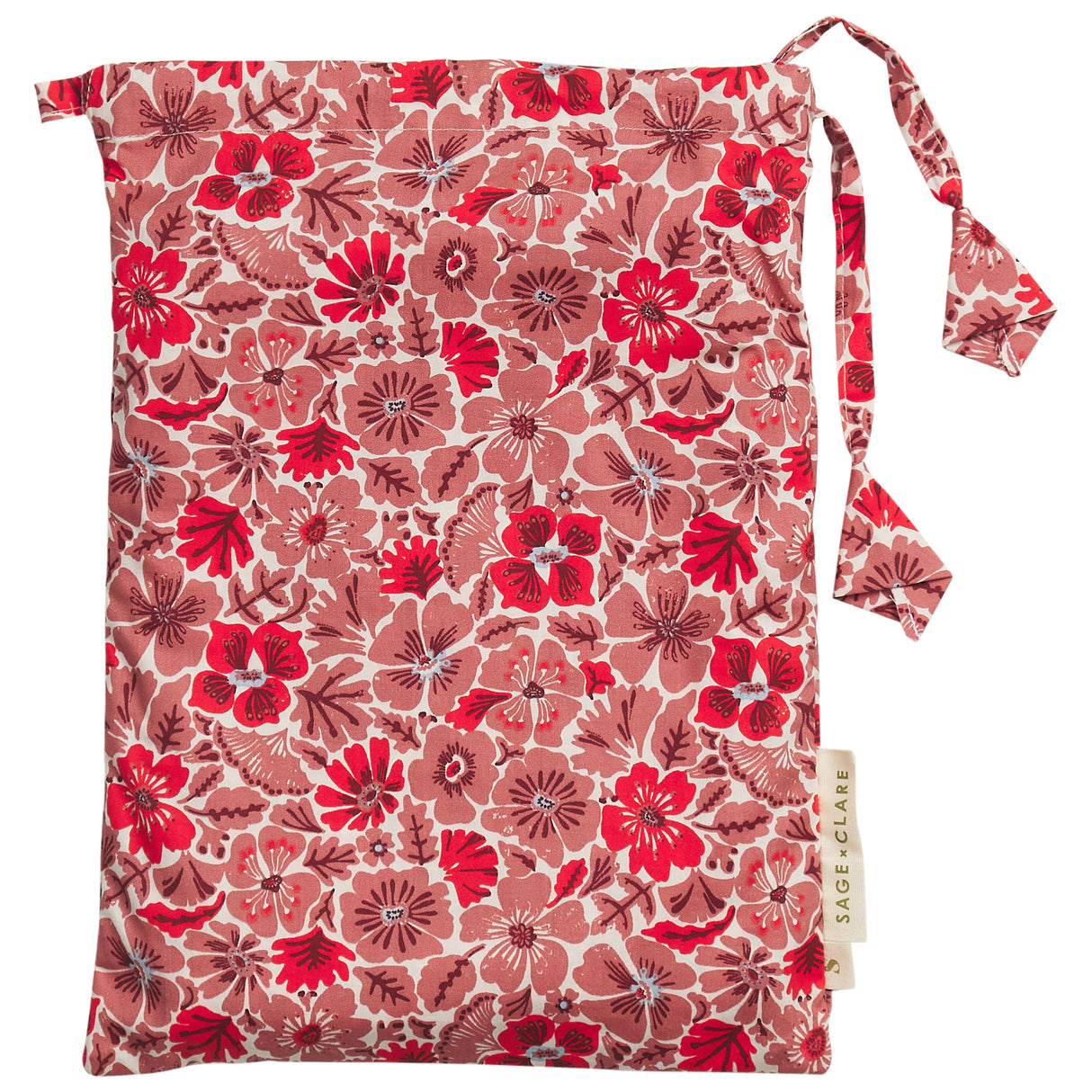 Magnolia Cotton Pillowcase Set - Poppy Standard