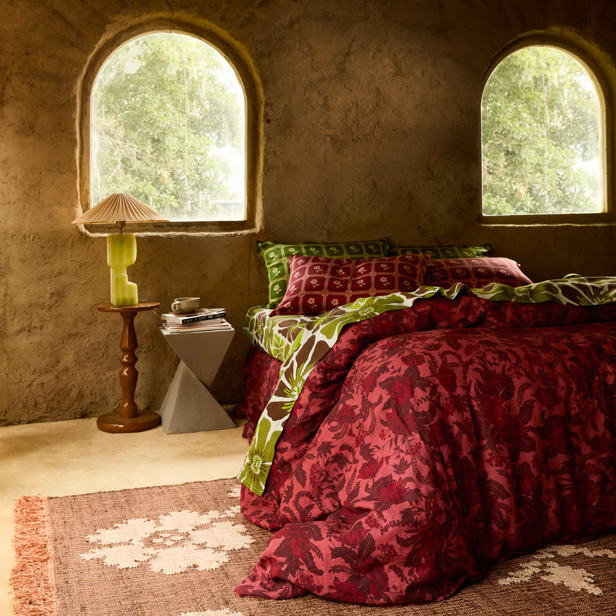 Bonny Silk Pillowcase - Hunter Green Standard