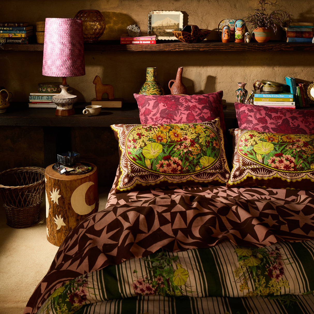 Ramona Silk Pillowcase - Umber Standard