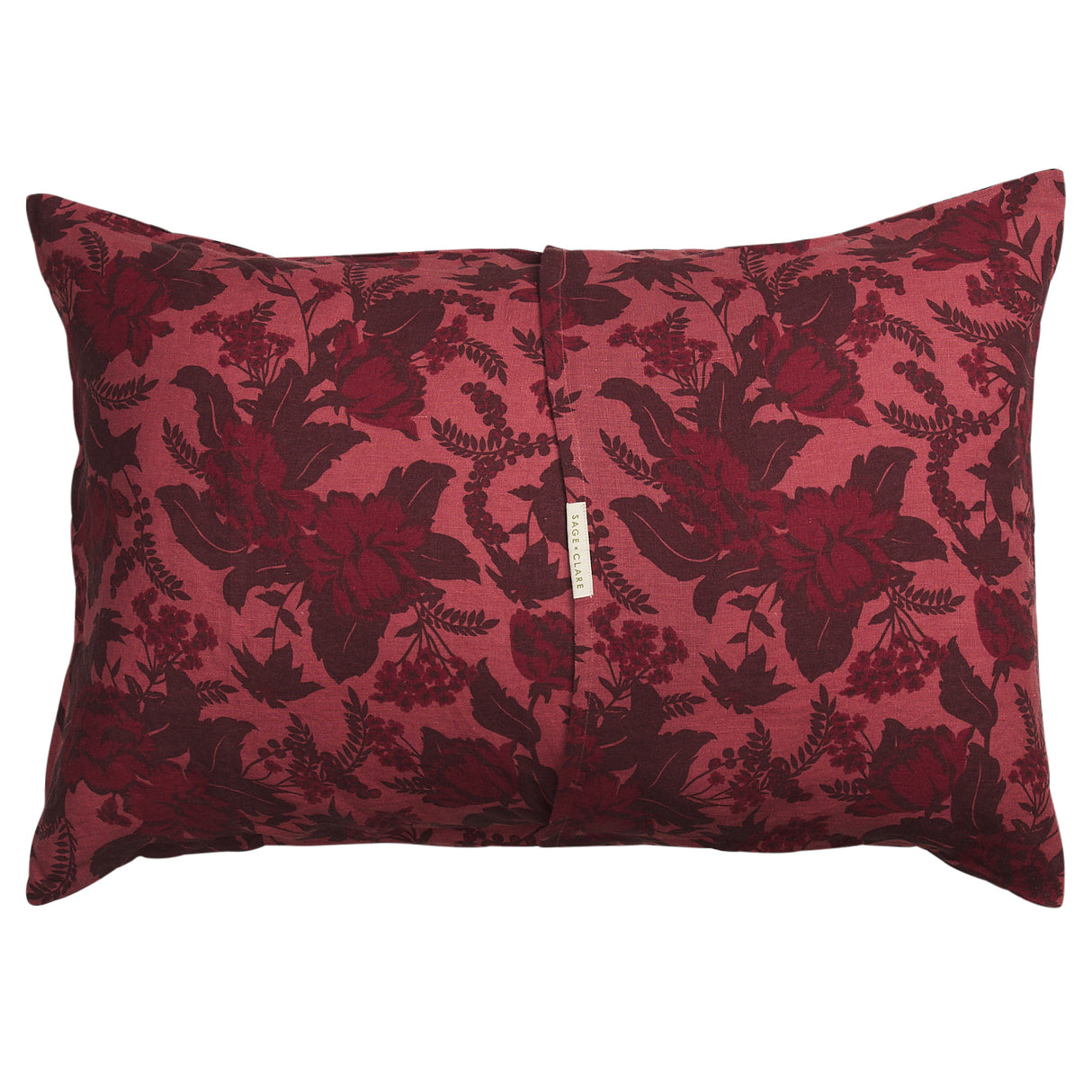 Sierra Linen Pillowcase Set - Terracotta Standard