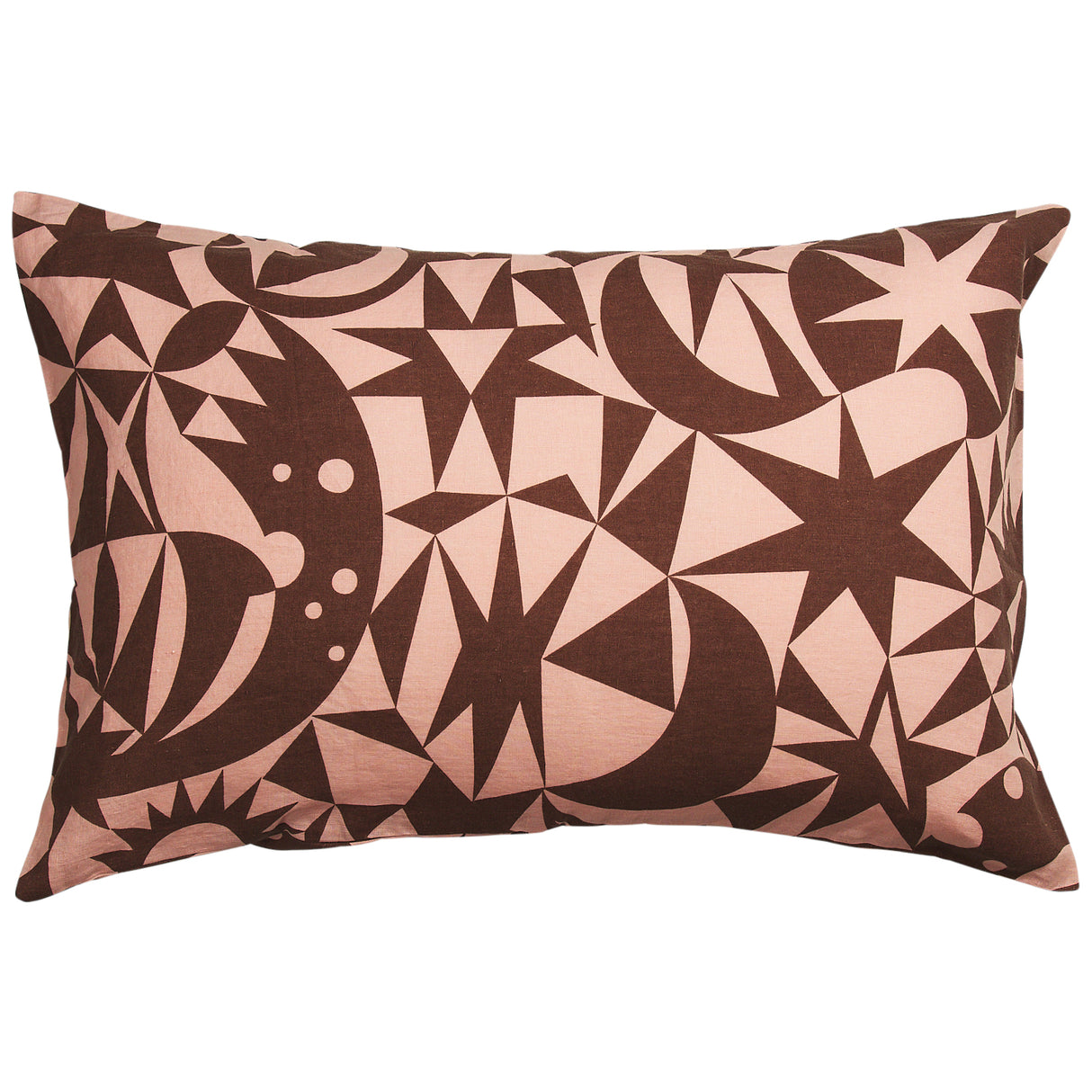 Nora Linen Pillowcase Set - Carnelian Standard