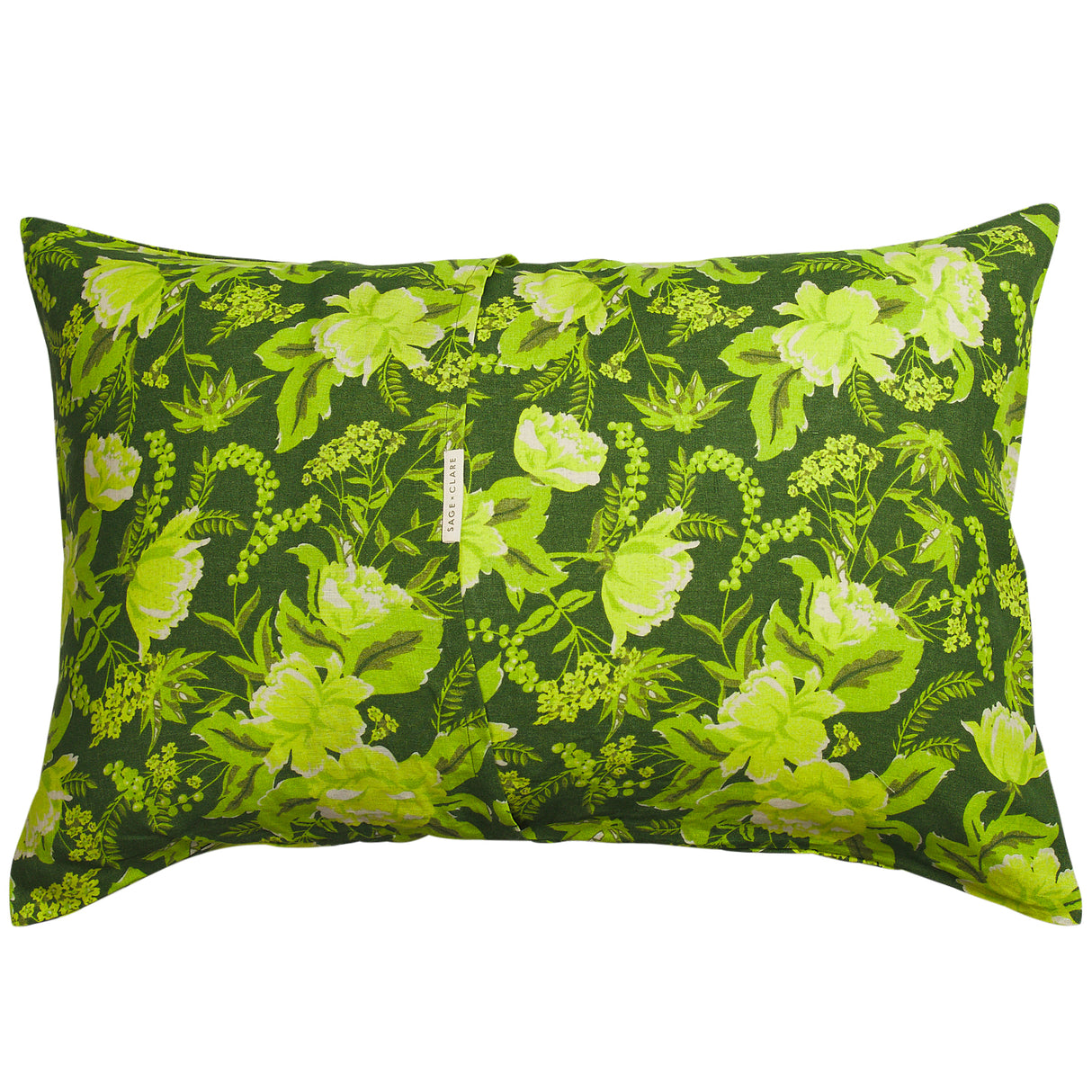 Sierra Linen Pillowcase Set - Hunter Green Standard