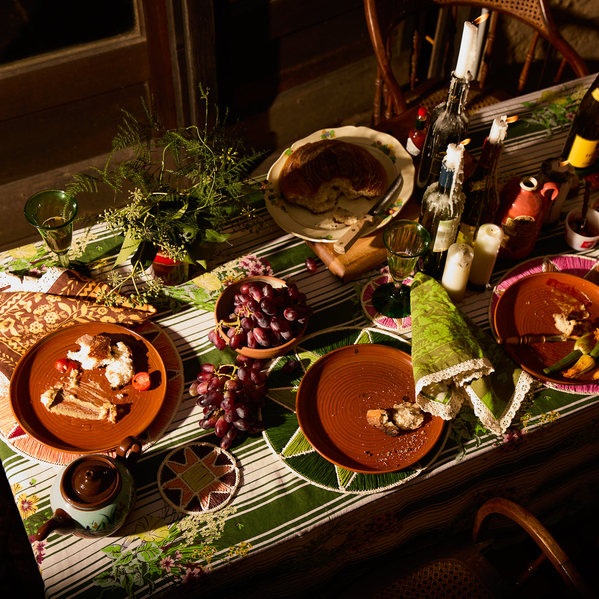 Harriet Placemat - Hunter Green