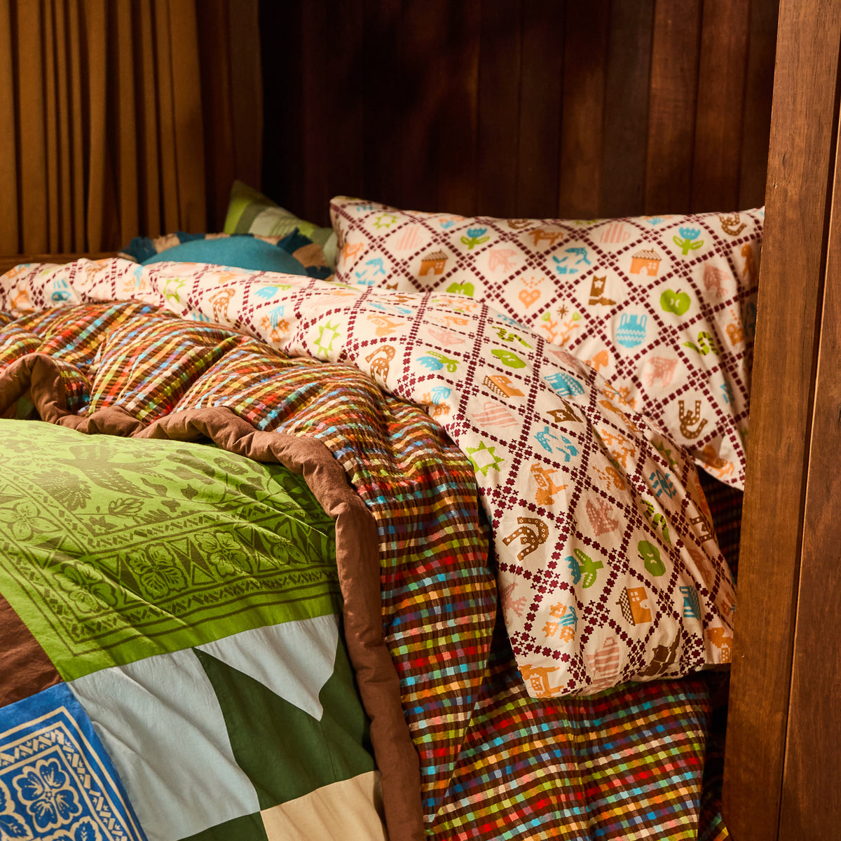 Elsie Cotton Quilt Cover Single