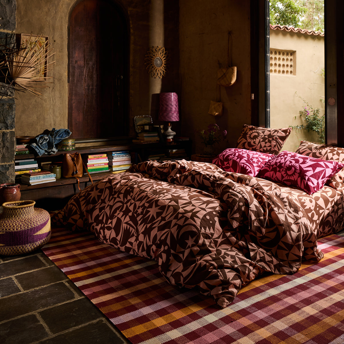June Woven Rug - Sienna 150 x 210 cm
