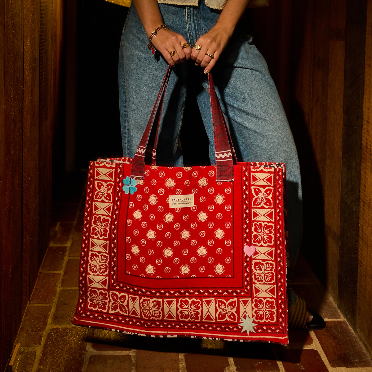 Odessa Tote Bag - Poppy