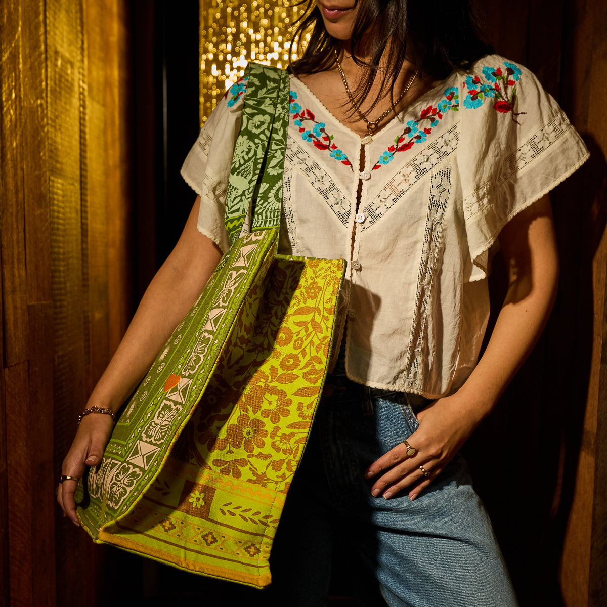 Odessa Tote Bag - Moss