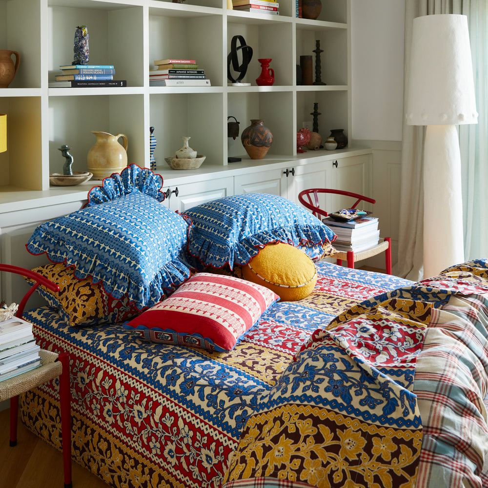 Antonella Cushion - Azure Feather Insert