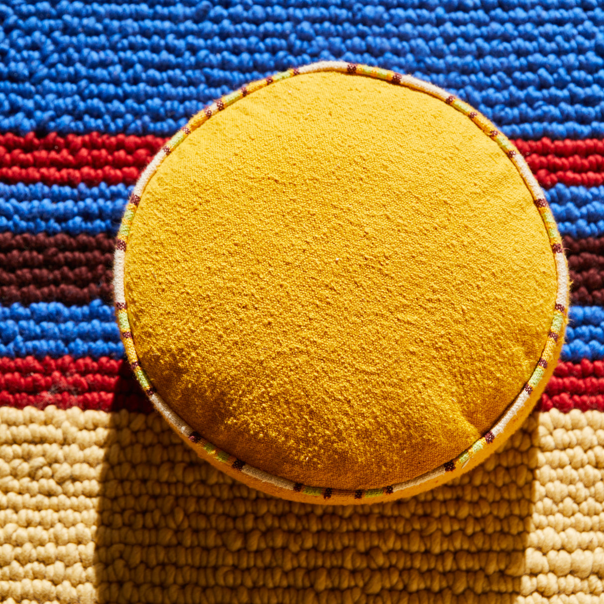 Delana Round Cushion - Dune Feather Insert