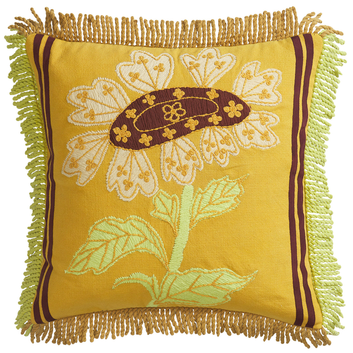 Azzura Embroidered Cushion Feather Insert