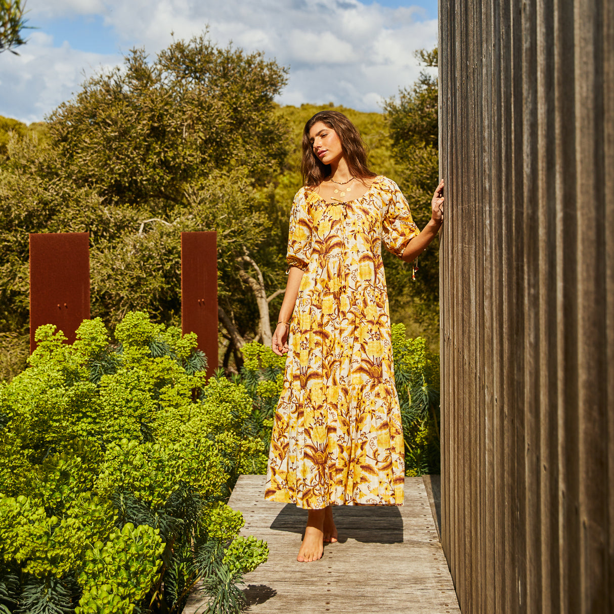 Clementine Tiered Maxi Dress