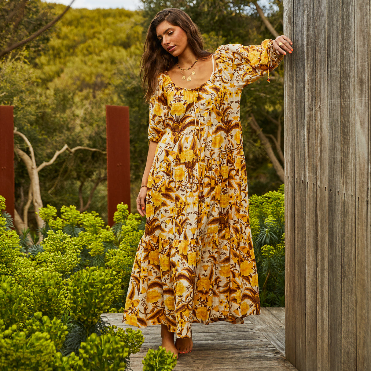 Clementine Tiered Maxi Dress