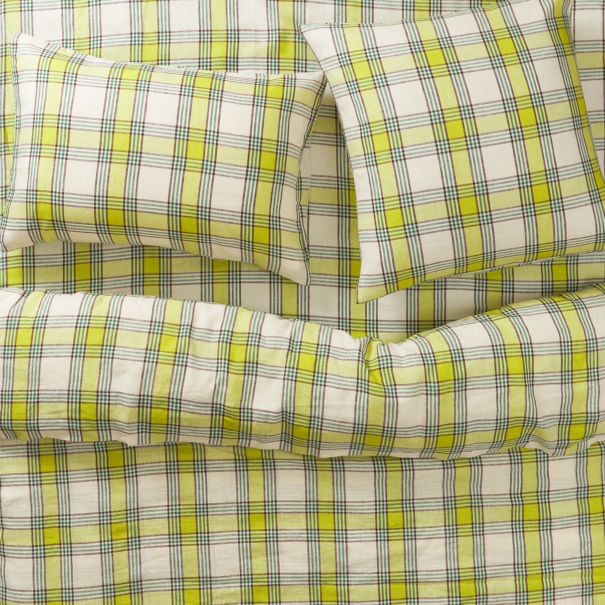 Isla Linen Sheets - Anise Fitted Sheet / Double